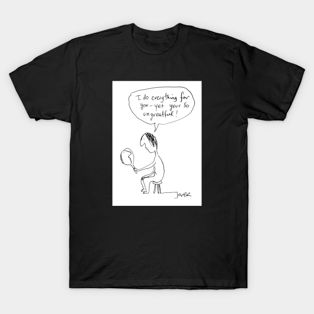 The ungrateful self T-Shirt by Loui Jover 